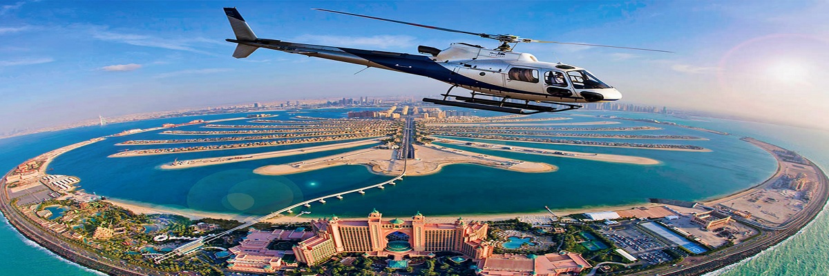 Dubai Helicopter Tour and Burj Khalifa at the top 124 floor